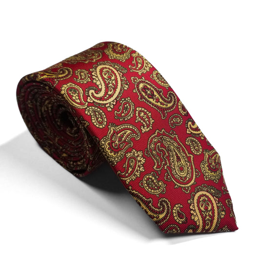 red-paisley-printed-silk-tie