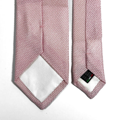 Light Pink Silk Grenadine Tie (Garza Fina)