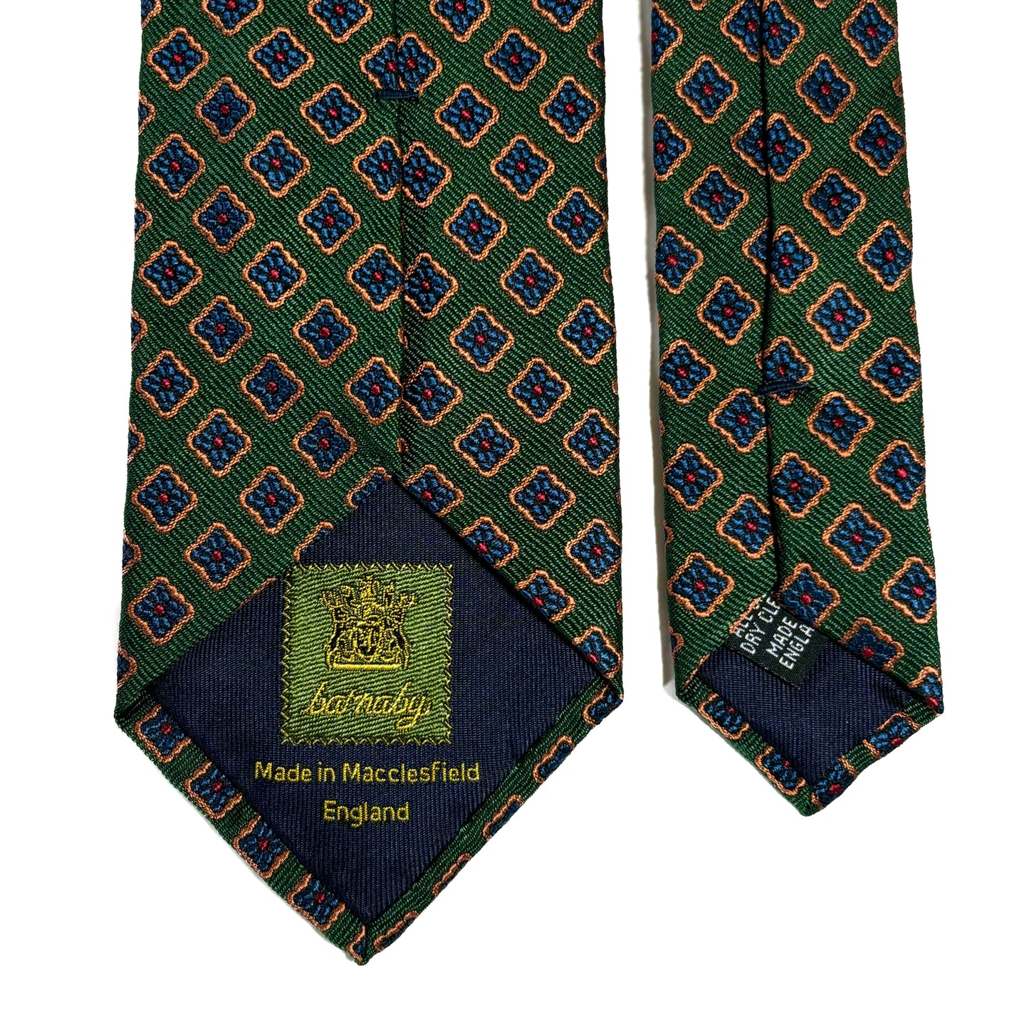 Green Diamond Silk Jacquard Tie