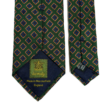 Green Diamond Silk Jacquard Tie