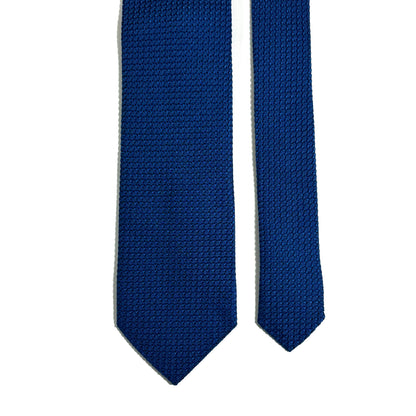 Royal Blue Silk Grenadine Tie (Garza Grossa)