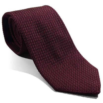 Burgundy Silk Grenadine Tie (Garza Grossa)