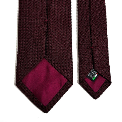 Burgundy Silk Grenadine Tie (Garza Grossa)