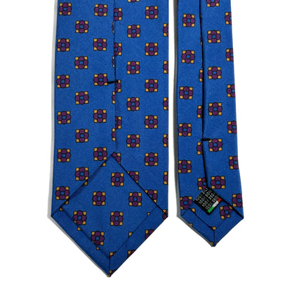 Blue Floral Ancient Madder Silk Tie