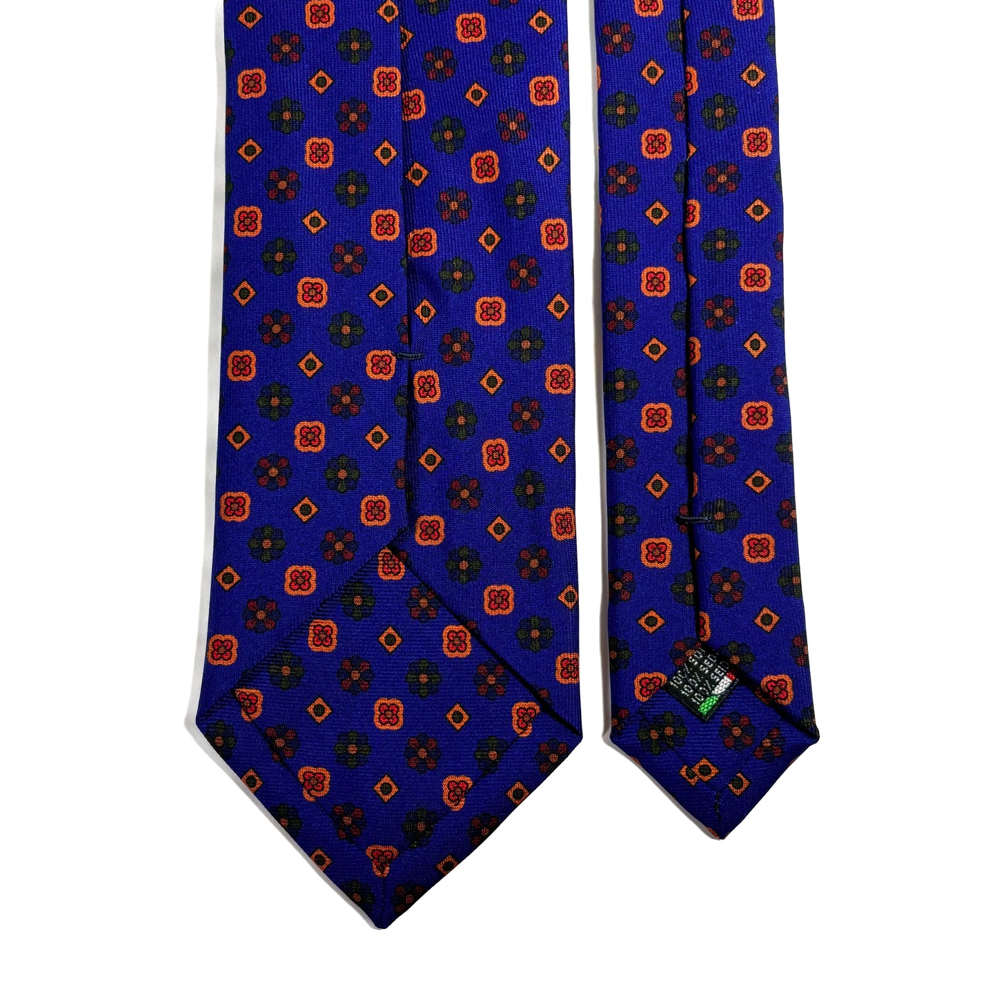 Royal Blue Floral Ancient Madder Silk Tie