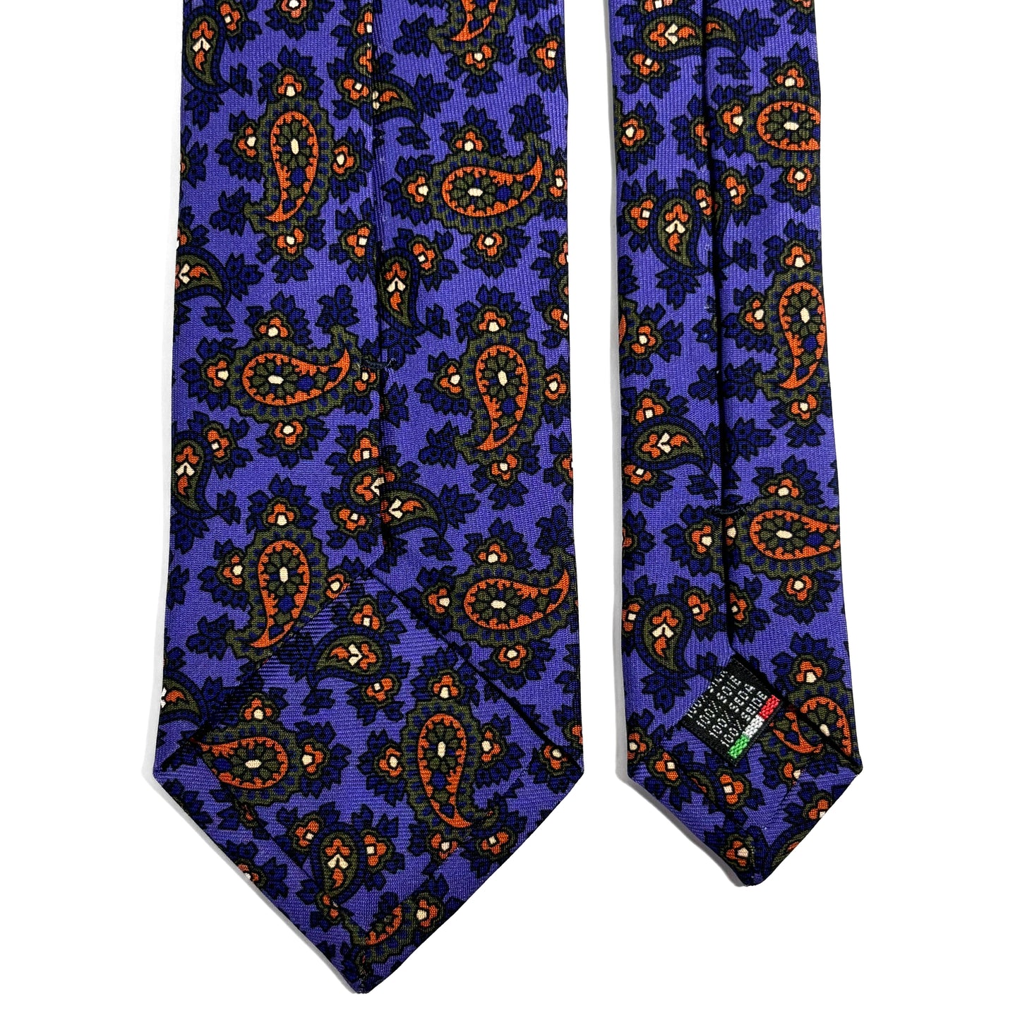 Purple Paisley Ancient Madder Silk Tie