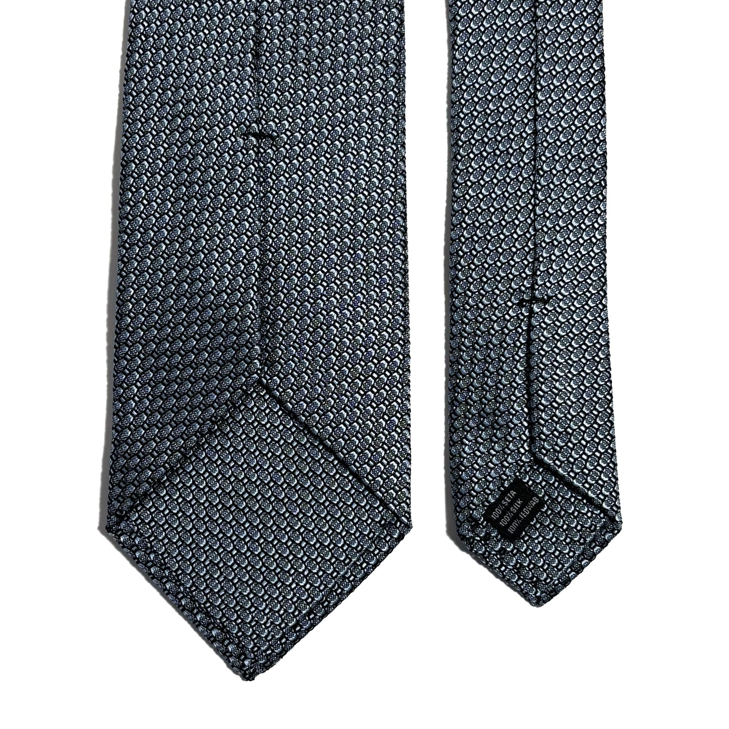 Ice Blue Silk Grenadine Tie (Garza Grossa)