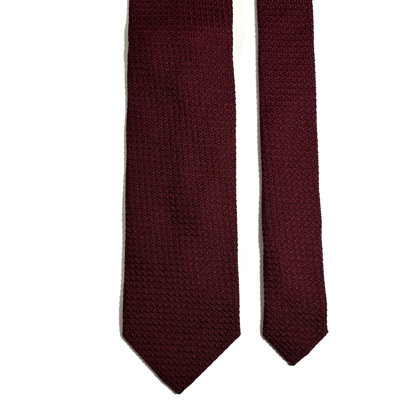 Maroon Silk Grenadine Tie (Garza Grossa)