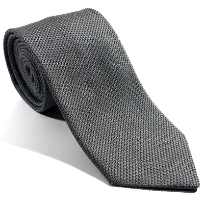 Gray Silk Grenadine Tie (Garza Fina)