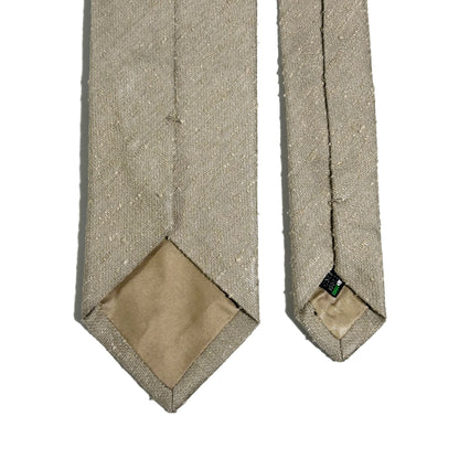 Light Beige Silk Shantung Tie
