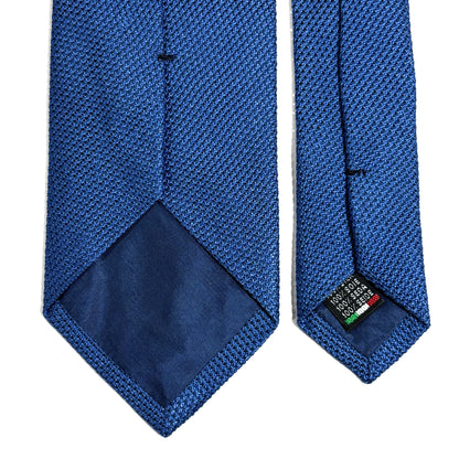 Azure Blue Silk Grenadine Tie (Garza Fina)