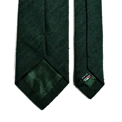 Forest Green Silk Shantung Tie