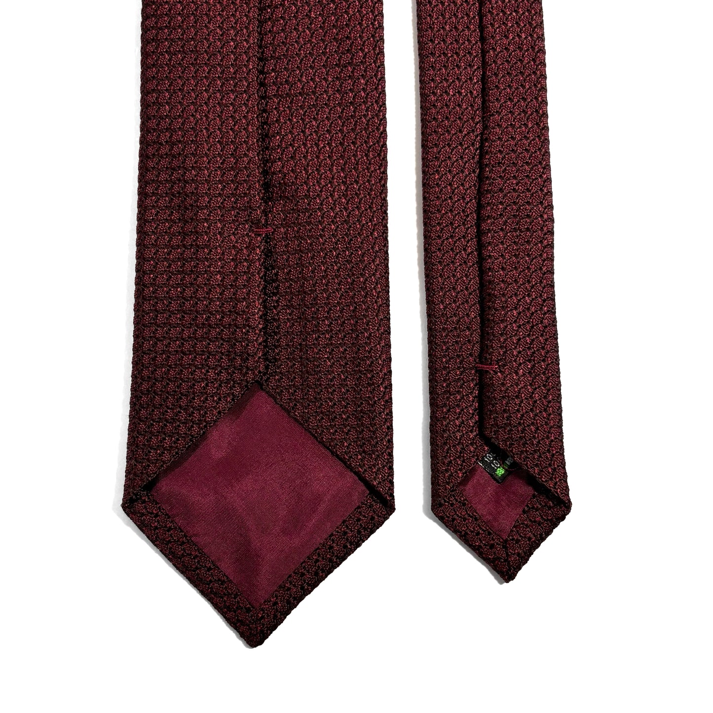 Burgundy Silk Grenadine Tie (Garza Grossa)