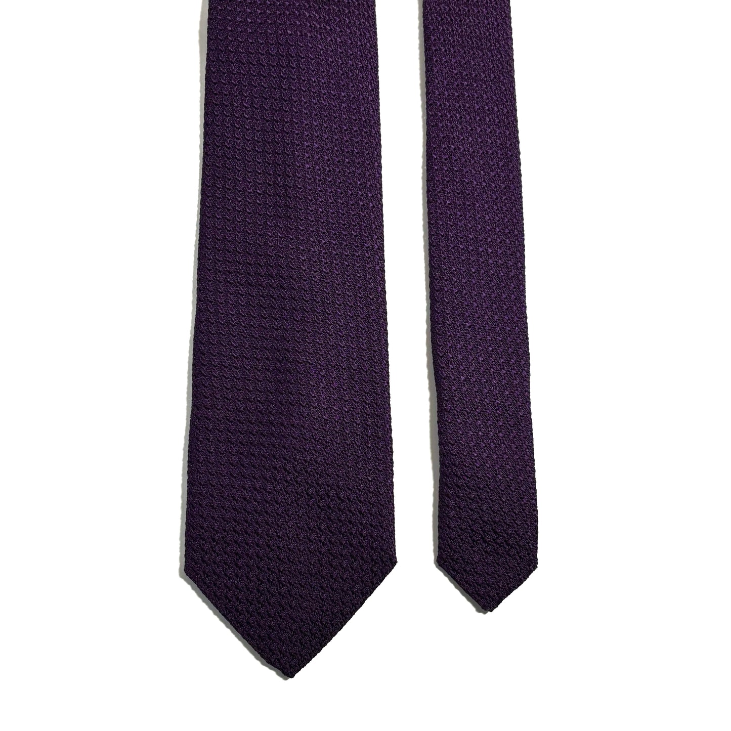 Purple Silk Grenadine Tie (Garza Grossa)