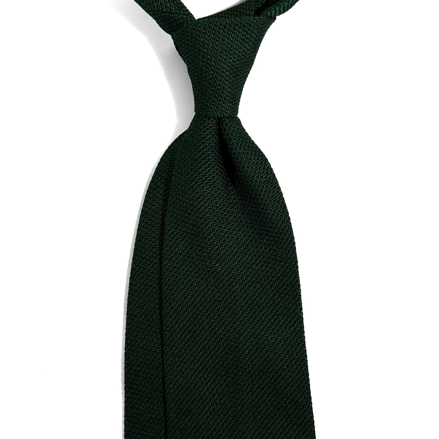 Forest Green Silk Grenadine Tie (Garza Fina)