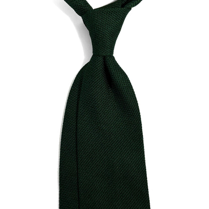 Forest Green Silk Grenadine Tie (Garza Fina)