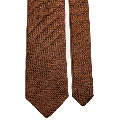 Honey Orange Silk Grenadine Tie (Garza Grossa)