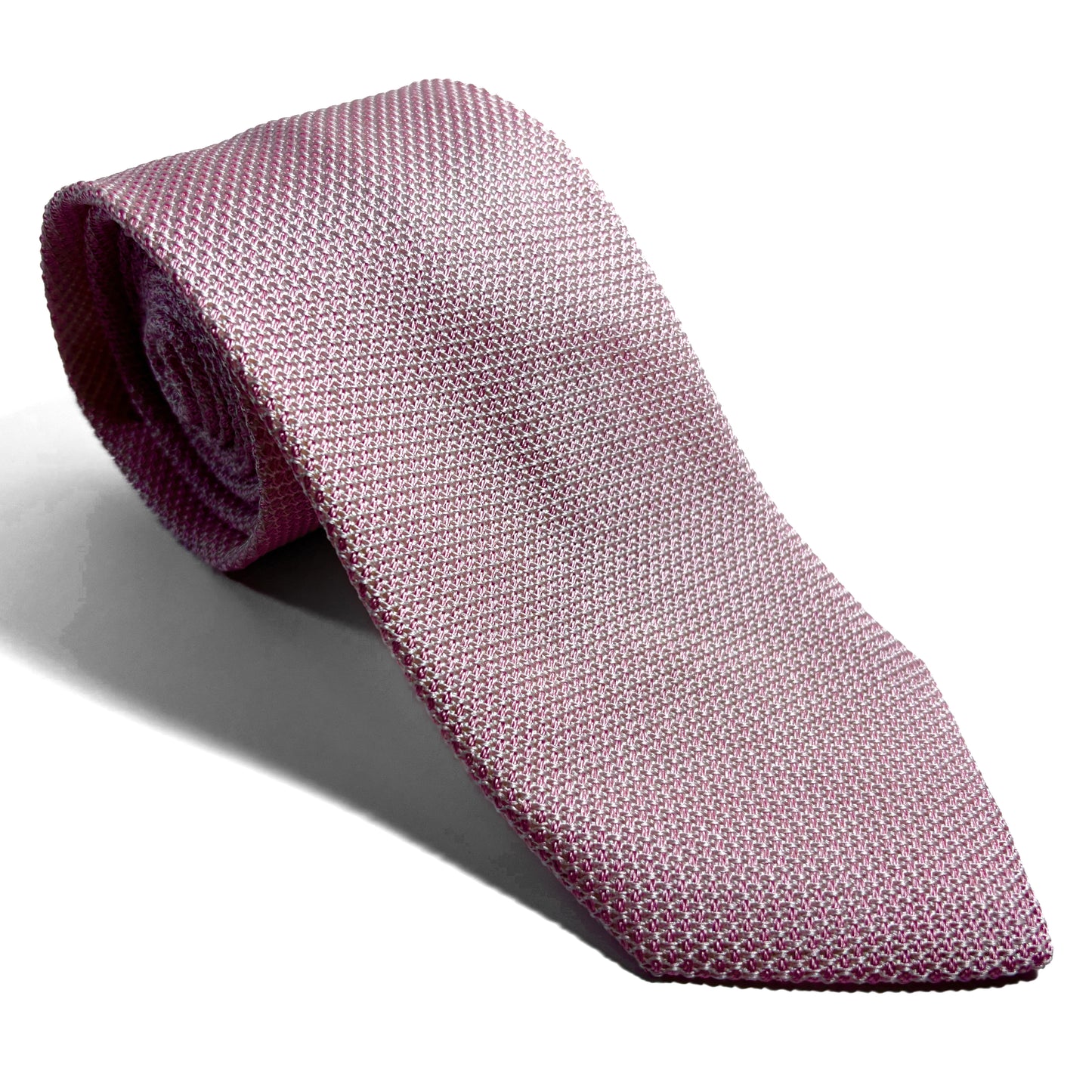 Light Pink Silk Grenadine Tie (Garza Fina)
