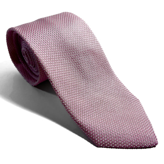 Light Pink Silk Grenadine Tie (Garza Fina)