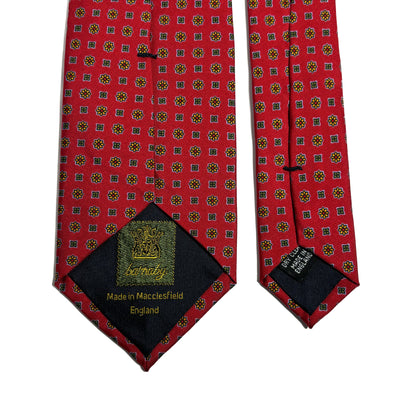 Red Floral Silk Tie
