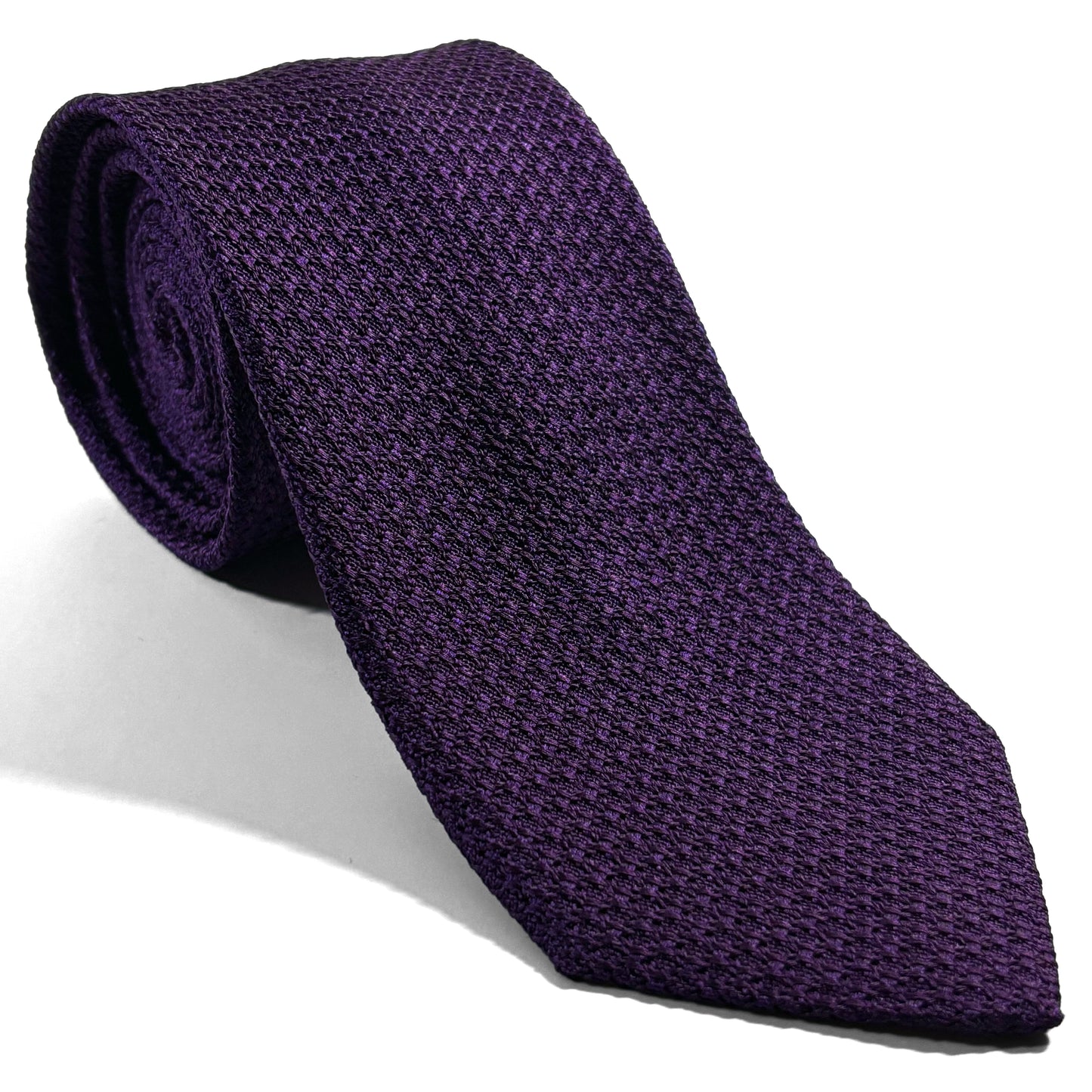 Purple Silk Grenadine Tie (Garza Grossa)