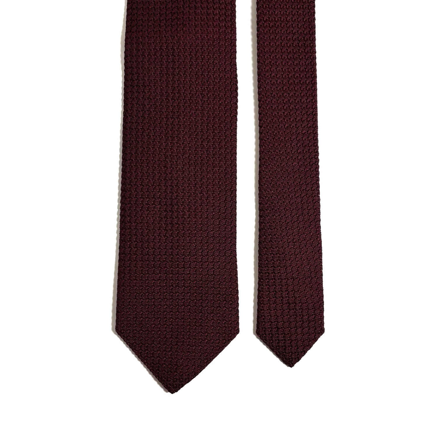 Burgundy Silk Grenadine Tie (Garza Grossa)
