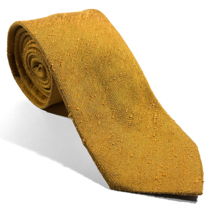 Gold Silk Shantung Tie