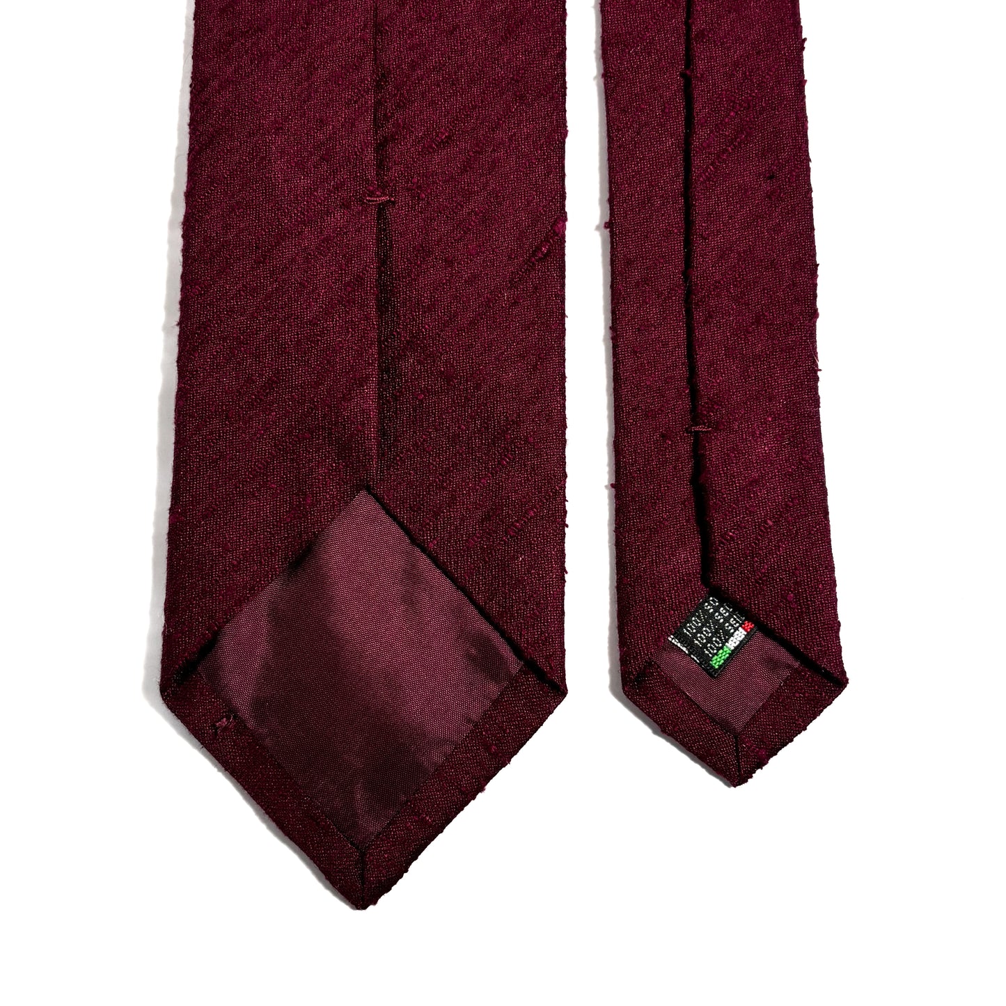 Red Silk Shantung Tie