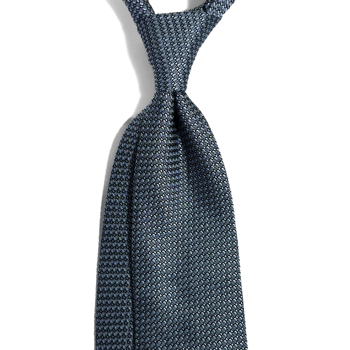 Ice Blue Silk Grenadine Tie (Garza Grossa)