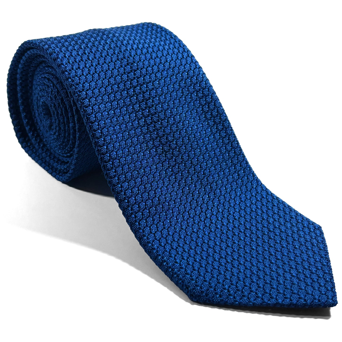 Royal Blue Silk Grenadine Tie (Garza Grossa)