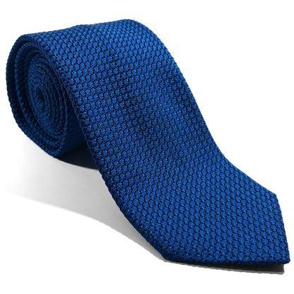 Royal Blue Silk Grenadine Tie (Garza Grossa)