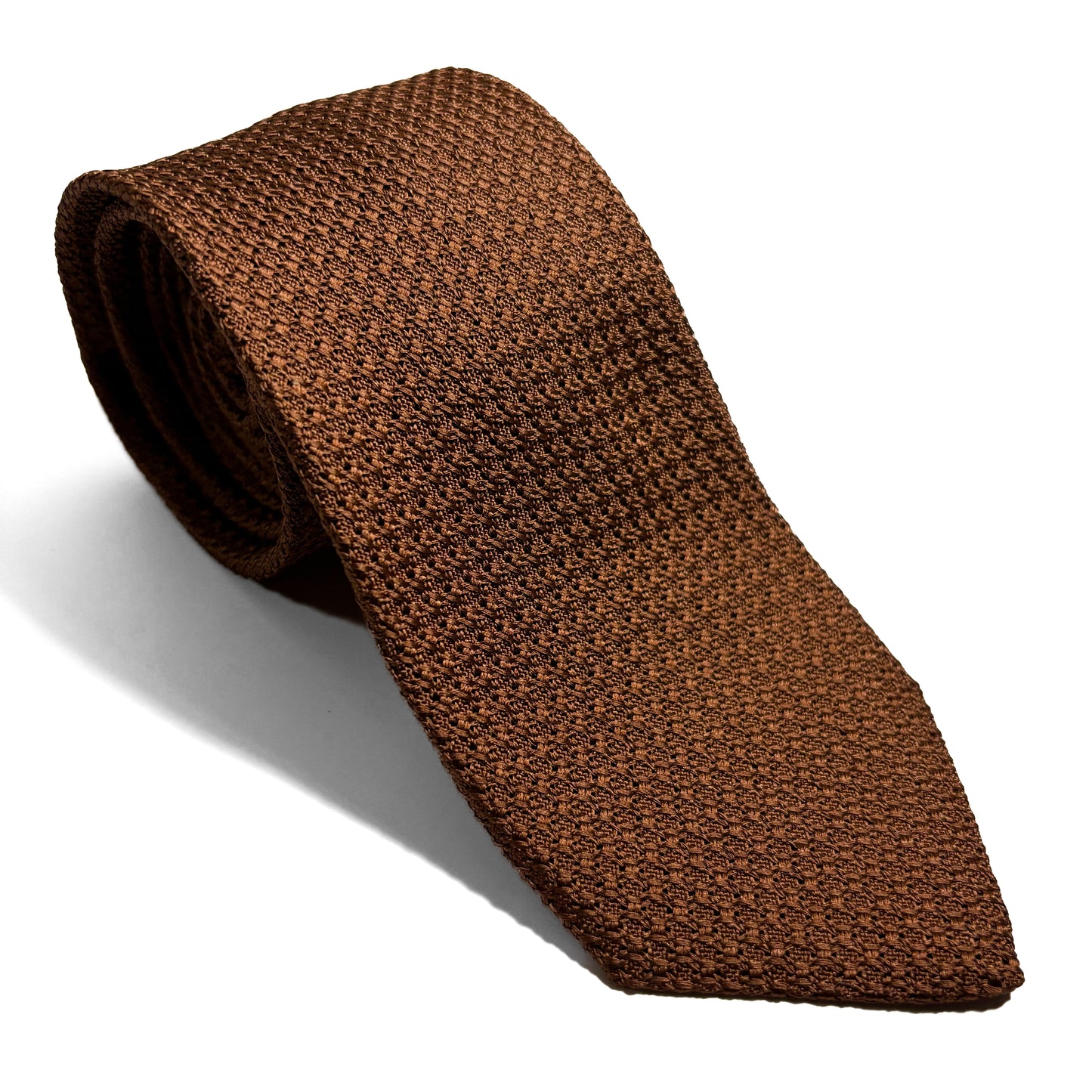 Honey Orange Silk Grenadine Tie (Garza Grossa)