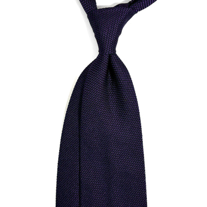 Dark Purple Silk Grenadine Tie (Garza Fina)