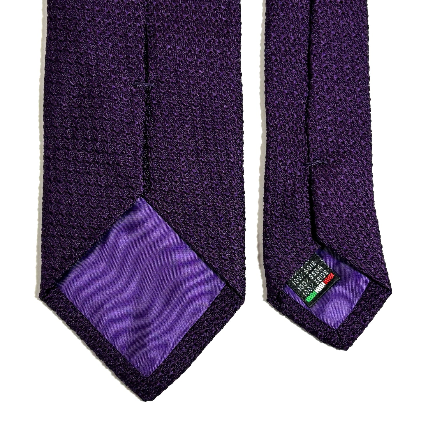 Purple Silk Grenadine Tie (Garza Grossa)