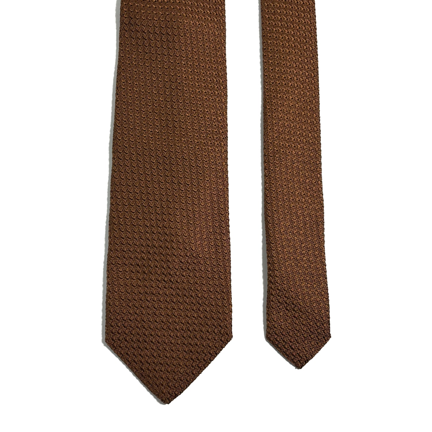 Honey Orange Silk Grenadine Tie (Garza Grossa)
