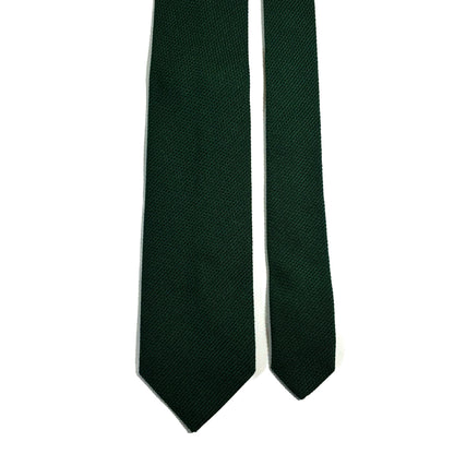 Forest Green Silk Grenadine Tie (Garza Fina)