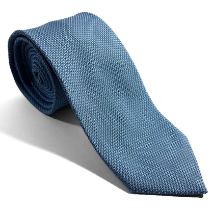 Light Blue Silk Grenadine Tie (Garza Fina)