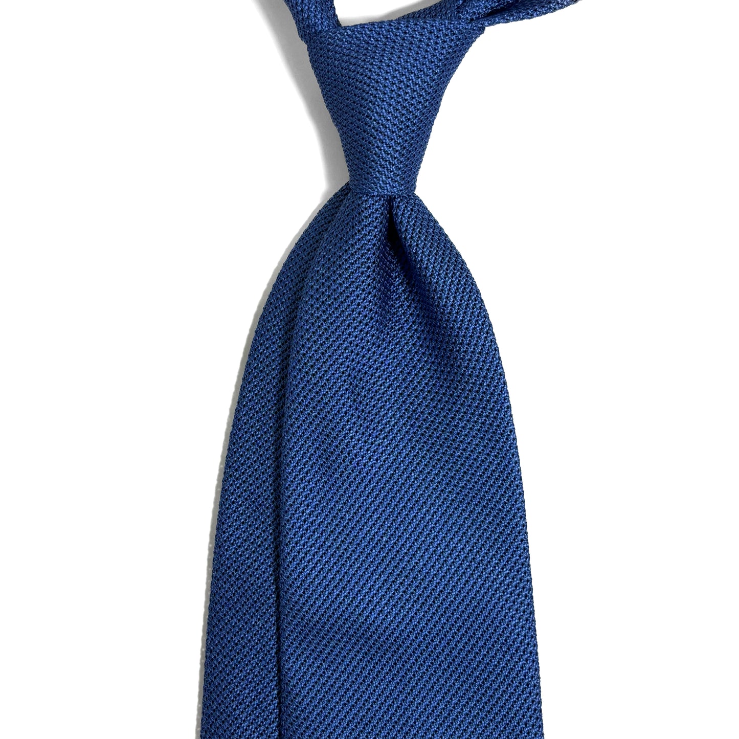 Azure Blue Silk Grenadine Tie (Garza Fina)