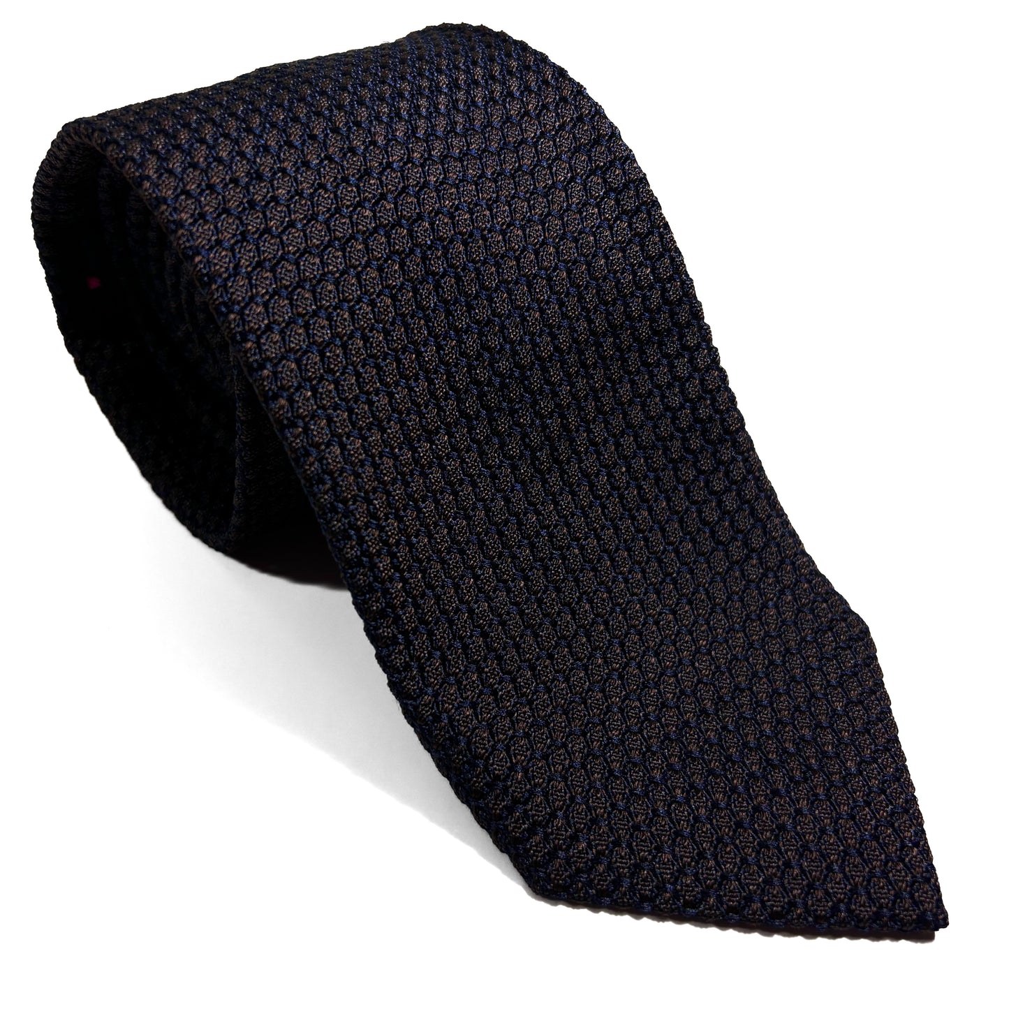 Brown Silk Grenadine Tie (Garza Grossa)