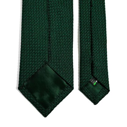Forest Green Silk Grenadine Tie (Garza Grossa)