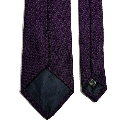 Purple Silk Grenadine Tie (Garza Grossa)