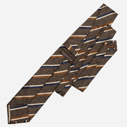 Velletri - Silk Jacquard Tie - Oak