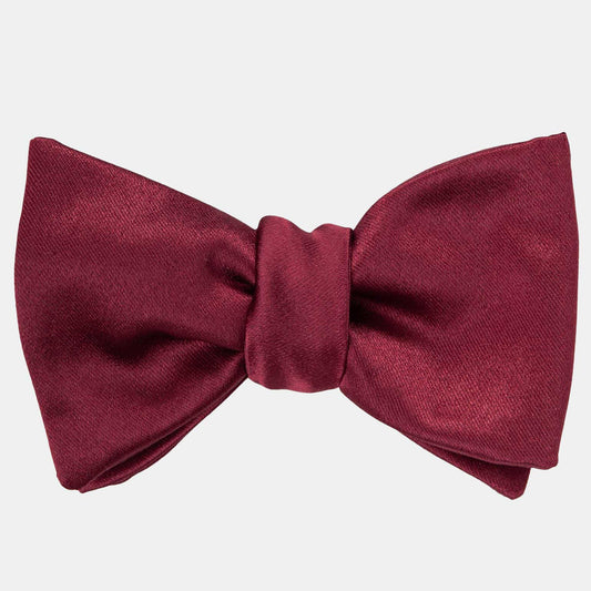 Negroni - Silk Bow Tie - Burgundy