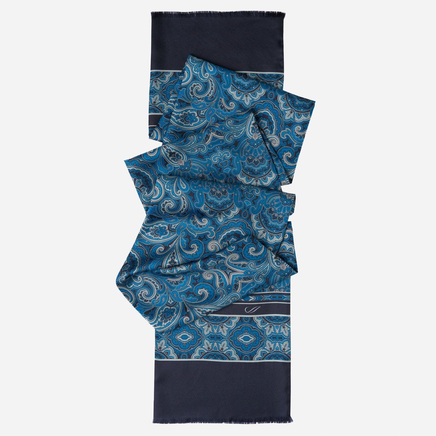 Ferrara - Silk Scarf - Blue