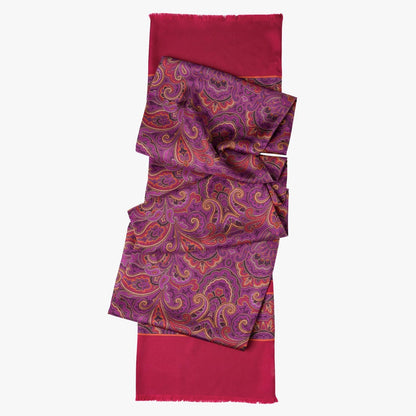 Ferrara - Silk Scarf - Magenta