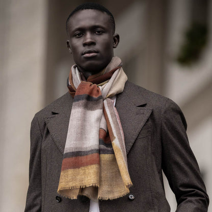 Madrid - Wool Scarf - Tan