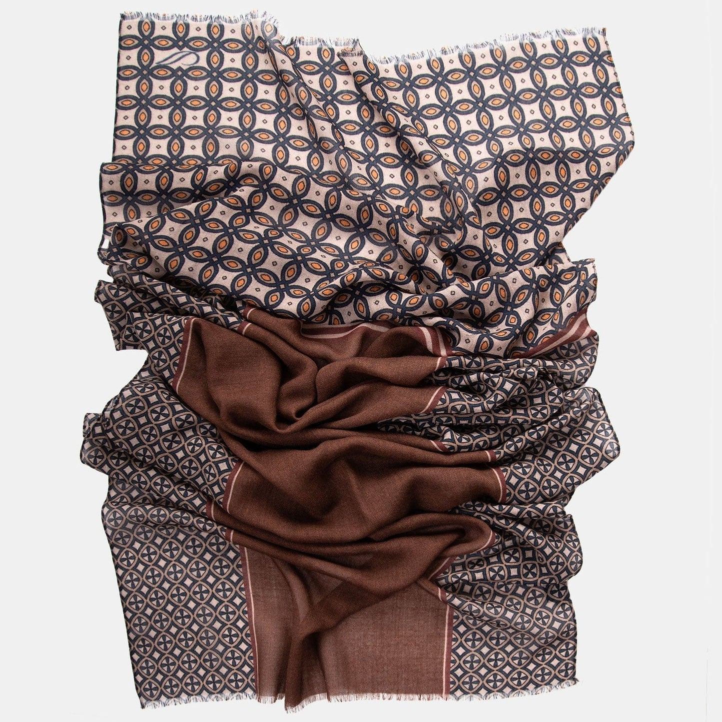 Zagato - Wool Scarf - Chocolate