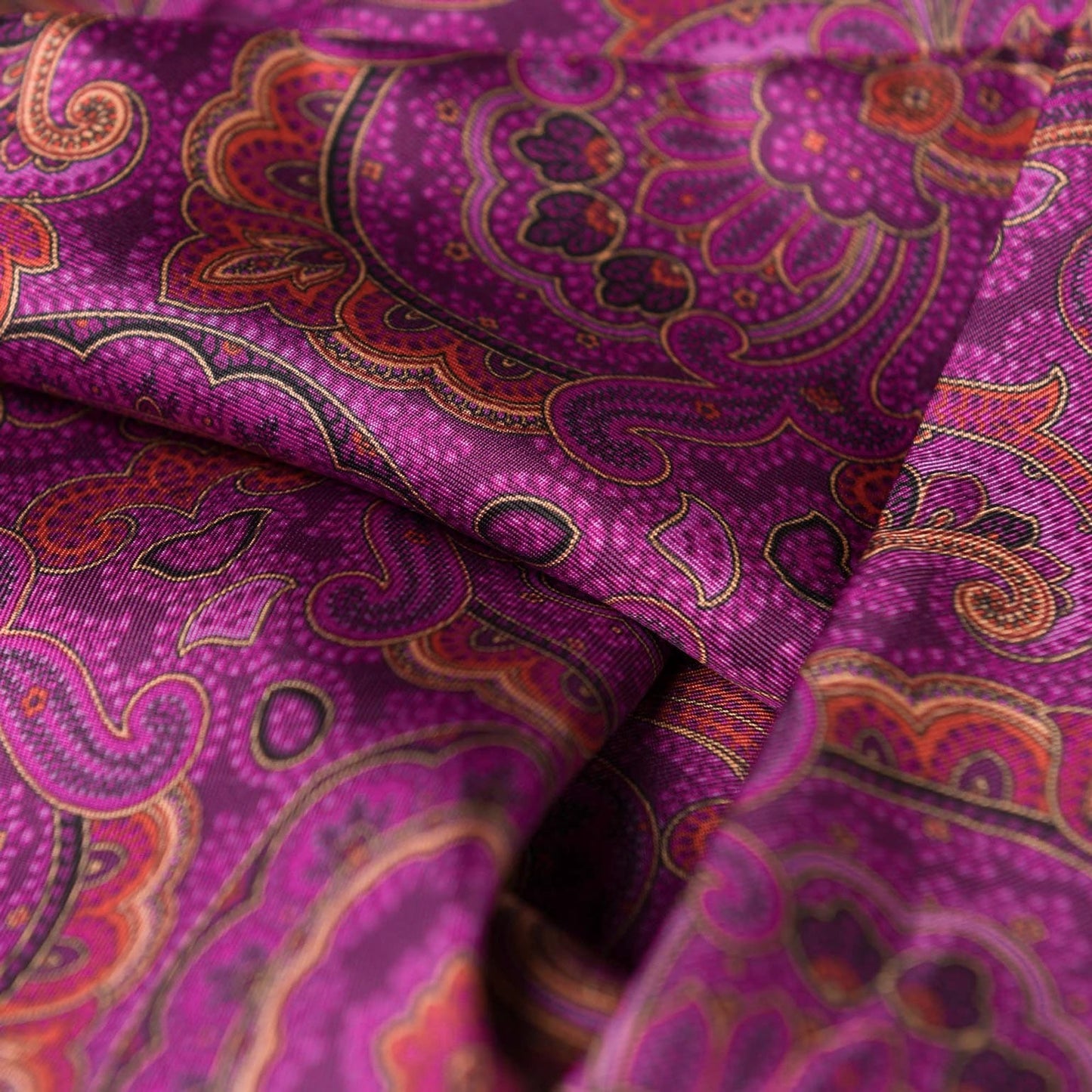 Ferrara - Silk Scarf - Magenta