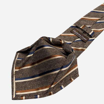 Velletri - Silk Jacquard Tie - Oak