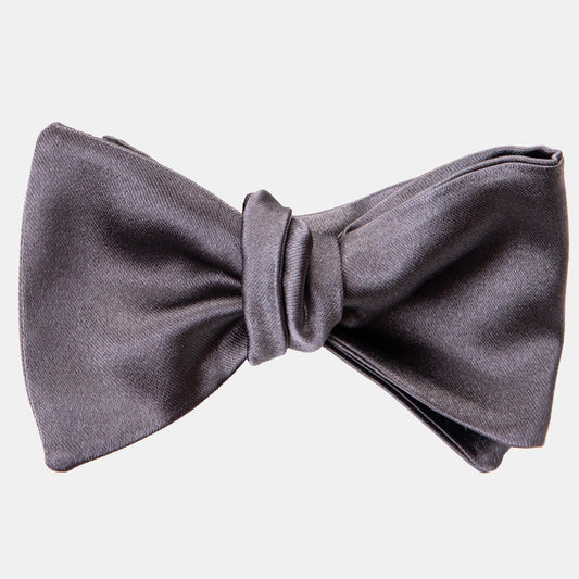 Negroni - Silk Bow Tie - Pewter